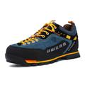 Men's Sneakers Hiking Shoes Comfort Shoes Hiking Boots Sporty Casual Outdoor Daily Cowhide Booties / Ankle Boots Black / Red Black / Yellow Spring Fall