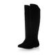 Women's Boots Biker boots Platform Boots Plus Size Party Outdoor Office Knee High Boots Summer Winter Flat Heel Round Toe Elegant Casual Minimalism Suede Black Blue Orange