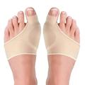 2pcs Soft Silicone Toe Hallux Valgus Separators (Suitable For Night And Home Use And Replace Them Regularly) Straighteners Bunion Relief Pads