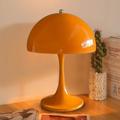 Mushroom Lamp Plug in Bedside Lamp Bedroom Table Lamps Light Luxury Nordic Retro Small Table Lamp Bedroom Bedside Light Decorative 110-240V