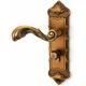 Poignée de porte antique avec clé Serrure de porte Poignée de porte 222 mm x 55 mm Poignée de porte