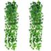 2Pcs 39 Artificial Hanging Vines Plants Artificial Ivy Artificial Hanging Vines Spring Leaf Drooping Trailing Weeping Plants Artificial Vines for Wall Bedroom Indoor Outside Garden Wedding