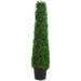 Northlight 4 Pre-Lit Artificial Boxwood Cone Topiary Tree with Pot Clear Lights