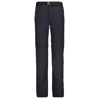 CMP - Kid's Zip Off Pant with Belt - Zip-Off-Hose Gr 128 schwarz