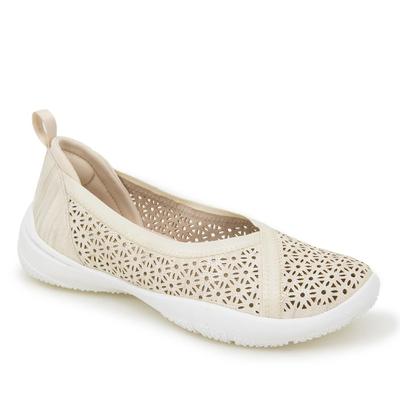 Women's Emma Slip On Flat by JBU in Cream Shimmer ...