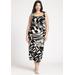 Plus Size Women's Intarsia Column Dress by ELOQUII in Sophisticated Squiggles (Size 30/32)