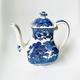 Vintage Enoch Wedgwood, Blue Woodland, Large Coffee Pot, Vintage Vase, 1950s Tea Pot, British English, Blue Teapot, Tea Lover Collectable