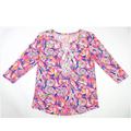 Lilly Pulitzer Tops | Lilly Pulitzer Holly Top Vibrant Shells Nwot | Color: Blue/Pink | Size: M