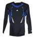 Adidas Shirts | Adidas Climate Cool Long Sleeve Black Blue Athletic Workout Top Men's Sz M | Color: Black/Blue | Size: M