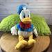 Disney Toys | Disney Authentic Donald Duck 17" Plush White Blue Stuffed Animal Toy Bean Bottom | Color: Blue/Tan/White | Size: 17"