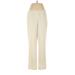 Peace of Cloth Dress Pants - High Rise: Ivory Bottoms - Women's Size 8