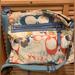 Coach Bags | Coach Butterfly Garden Signature Print Crossbody Bag | Color: Blue/Cream | Size: Os