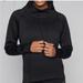 Athleta Sweaters | Athleta Elevation Jacquard High Neck Hoodie | Color: Black | Size: Xxs