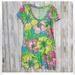 Lilly Pulitzer Dresses | Lilly Pulitzer Florala Line Dressmedium | Color: Pink/Yellow | Size: M