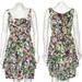 Anthropologie Dresses | Anthropologie Moulinette Soeurs Akebia Floral Tiered Silk Ruffle Dress Size 4 | Color: Green/White | Size: 4