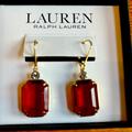 Ralph Lauren Jewelry | Newot Ralph Lauren Ruby Earrings Costume | Color: Gold/Red | Size: Os