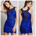 Free People Dresses | Free People Sapphire Nefertiti Bodycon Mini Dress | Color: Blue | Size: Xs