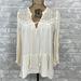 American Eagle Outfitters Tops | American Eagle Cream Boho Top | Color: Cream | Size: Xs