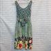 Anthropologie Dresses | Anthro Corey Lynn Calter Silk/Cotton Print Fit & Flare Dress | Color: Black/Green | Size: 4