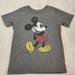 Disney Shirts & Tops | Disney Standing Mickey Mouse Classic Distressed Gray Kids T-Shirt Small | Color: Gray | Size: Sb
