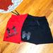 Under Armour Bottoms | Boy's Medium 2 Pairs Of Basketball Shorts, Vguc | Color: Black/Red | Size: Mb