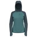 Odlo - Women's Ascent Mid Layer Hoody Full Zip - Fleecejacke Gr L;M;XL;XS türkis/blau