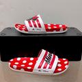 Adidas Shoes | Adidas Adilette Comfort X Disney Minnie Mouse Slide - Women’s 7 | Color: Red/White | Size: 7