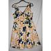 J. Crew Dresses | Jcrew Floral Mini Dress Size 6 | Color: Blue/Yellow | Size: 6