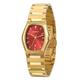 BERNY Watch for Men Quratz Movement Male Luxury Gold Watches Waterproof Classic Wristwatch Red Dail