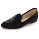 Mens Gents Groom Traditional Ethnic Wedding Indian Handmade Pumps Khussa Jutti Mojari Slip On Flat Black Shoes Size UK 6 EU 44