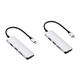 Artibetter 2pcs 5 1 Type c Data Port USB Adapters USB Adaptor USB c Reader Connectors to USB Laptop Hub USB 3 Hub USB Hubs USB Hub Adapter Multi USB Port USB a Hub Ethernet Multifunction