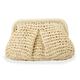 Emprier Straw Clutch Purse for Women Cloud Dumpling Pouch Straw Crossbody Shoulder Handbag Summer Beach Woven Bag, Beige, One Size