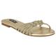 Nine West Women's Luxury Sandal, Gold 710, 4.5 UK