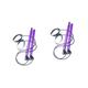 POPETPOP 2pcs Fitness Rod Yoga Portable Fitness Equipment Portable Exercise Equipment Yoga Fitness Rod Muscle Puller Strength Training Equipment Yoga Training Rod Yoga Training Bar Yoga Bar