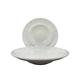 6x Bonna Iris Gourmet Teller rund 27cm 45cl 6cm tief Weiß Porzellan Suppenteller Pasta Speise Geschirr