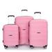 3-Piece Hardshell Lightweight Suitcase Spinner Wheels Luggage Sets w/ TSA Lock