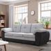 Modern 81.9″ 3-seat Velvet Fabric Upholstered Sofa w/ Armrest Cushions