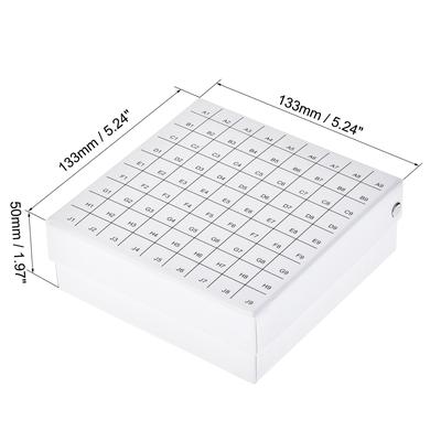 Centrifuge Tube Holder 81-Well Waterproof Cardboard Yellow for 1.8/2ml Tubes