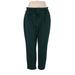 INC International Concepts Dress Pants - High Rise: Green Bottoms - Women's Size 16