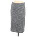 Apt. 9 Casual Skirt: Gray Marled Bottoms - Women's Size Medium