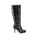 Nine West Boots: Black Solid Shoes - Women's Size 10 - Almond Toe