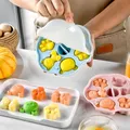 Conteneur de nourriture de dessin animé pour bébé boîte de stockage de fruits pour bébé lait