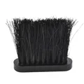 Tête de brosse ronde avec manche en bois foyer au feu coin du feu tendance livres de brosse