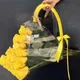 Sac d'emballage transparent pour bouquet de fleurs sac cadeau portable sac à main boîte cadeau