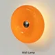 Lampe Murale en Verre Orange au Design Moderne Idéal pour un Salon un Couloir ou une Entrée