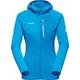 MAMMUT Damen Unterjacke Aenergy Light ML Hooded Jacket Women, Größe XS in Blau