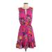 INC International Concepts Casual Dress: Pink Floral Dresses - Women's Size Small