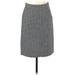 KORS Michael Kors Casual Skirt: Gray Tweed Bottoms - Women's Size 4