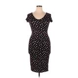 Jessica Simpson Casual Dress - Sheath Scoop Neck Short Sleeve: Black Hearts Dresses - Women's Size X-Large