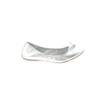 Cole Haan Nike Flats: Silver Shoes - Women's Size 10 - Almond Toe